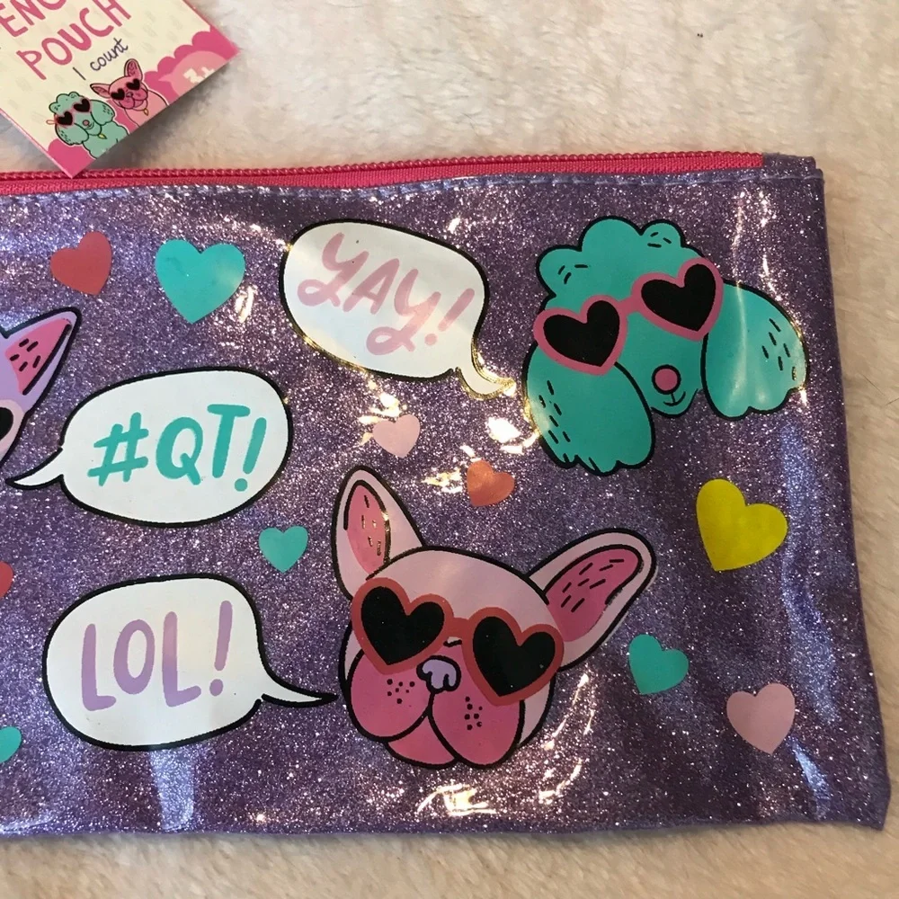 ✨✨5/$10✨✨ Dogs Pets Cat Pencil Pouch makeup bag 2018 Horizon Group USA New